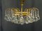 Crystal Glass Chandelier by Christoph Palme, 1980s, Image 1