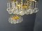 Crystal Glass Chandelier by Christoph Palme, 1980s 2