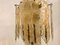 Lámpara de araña de cristal de Murano de Mazzega, años 70, Imagen 3