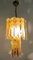 Lámpara de araña de cristal de Murano de Mazzega, años 70, Imagen 2