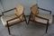 Cane & Teak Lounge Chairs by Hartmut Lohmeyer for Wilkhahn, 1960s, Set of 2 21