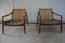 Cane & Teak Lounge Chairs by Hartmut Lohmeyer for Wilkhahn, 1960s, Set of 2 5