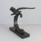 Art Deco Skulptur aus Bronze von Ouline, 1930er 2
