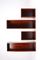 Wall-Mounted Bookcases by Ib Kofod Larsen for Faarup Møbelfabrik, 1960s, Set of 4 1