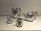 Vintage English Aluminum Tea & Coffee Set from Picquot Ware, Set of 5 5