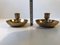 Antique Brass Travel Candlesticks, 1800s, Set of 2 6