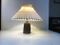 Lampe de Bureau Vintage en Céramique Émaillée en Fourrure de Lièvre par Per Linnemann-Schmidt pour Palshus, 1960s 2