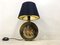 Regency Italian Brass Table Lamp with Flowers, 1970s 2