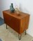 Credenza in teak su gambe a forcina di Omnia Hilker, anni '60, Immagine 4