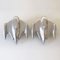 Large Space Age Wall Sconces, 1980s, Set of 2 11