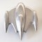 Large Space Age Wall Sconces, 1980s, Set of 2 5