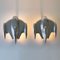 Large Space Age Wall Sconces, 1980s, Set of 2 2