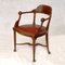 Hungarian Solid Oak Model No. 803 Armchair from Lingel Karoly & Sons, 1915, Image 7