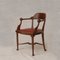 Hungarian Solid Oak Model No. 803 Armchair from Lingel Karoly & Sons, 1915, Image 8