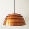Copper Beehive Pendant Lamp by Hans-Agne Jakobsson, 1960s 6