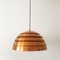 Copper Beehive Pendant Lamp by Hans-Agne Jakobsson, 1960s 9
