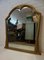 Vintage Mahogany Bat Mantel Mirror in Gold, Image 9