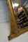Vintage Mahogany Bat Mantel Mirror in Gold, Image 5