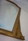 Vintage Mahogany Bat Mantel Mirror in Gold 12