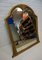 Espejo vintage de caoba dorado con motivos de murciélagos, Imagen 7