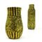 Italian Yellow & Black Ceramic Vases, 1950s, Set of 2 2