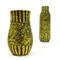 Jarrones italianos de cerámica amarilla y negra, años 50. Juego de 2, Imagen 2