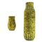 Italian Yellow & Black Ceramic Vases, 1950s, Set of 2 3