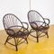 French Rattan Armchairs, 1970s, Set of 2 2