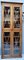 Antique Solid Oak University Bookcase, 1901 1