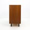 Walnut Cabinet with Jute-Based Back Wall, 1960s 3