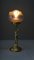 Tischlampe im Jugendstil mit Loetz Glasschirm, 1908 7