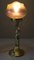 Tischlampe im Jugendstil mit Loetz Glasschirm, 1908 14