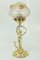 Tischlampe im Jugendstil mit Loetz Glasschirm, 1908 1