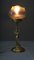 Tischlampe im Jugendstil mit Loetz Glasschirm, 1908 6