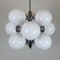 Italian Chandelier with 9 Globes, 1960s, Image 1