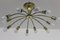 Sun Chandelier from Rupert Nikoll, 1950s 1