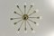 Lámpara de araña Sun de Rupert Nikoll, años 50, Imagen 2