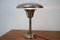 Lámpara de mesa Bauhaus de metal cromado, años 30, Imagen 1