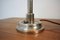 Lámpara de mesa Bauhaus de metal cromado, años 30, Imagen 2