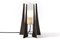 Tplg#2 Black Burnished Brass Table Lamp from Daythings, Image 2