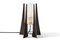 Tplg#2 Black Burnished Brass Table Lamp from Daythings, Image 1