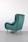French Modernist Armchairs & Ottoman, 1950s 10