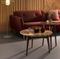 Chilgrove Round 50 Walnut Coffee Table by Sjoerd Vroonland for Revised 2