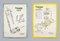 Vintage Triumph Motorcycle Technical Posters, 1950s, Set of 2 1