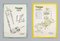 Vintage Triumph Motorcycle Technical Posters, 1950s, Set of 2, Image 1