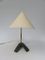 Lámpara de mesa austriaca de latón, años 50, Imagen 2