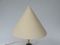 Lámpara de mesa austriaca de latón, años 50, Imagen 8