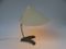 Lámpara de mesa austriaca de latón, años 50, Imagen 17