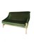 Swedish 2-Seater Sofa in Green Velvet, 1950s, Image 2