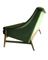 Schwedisches Zwei-Sitzer Sofa aus grünem Samt, 1950er 4